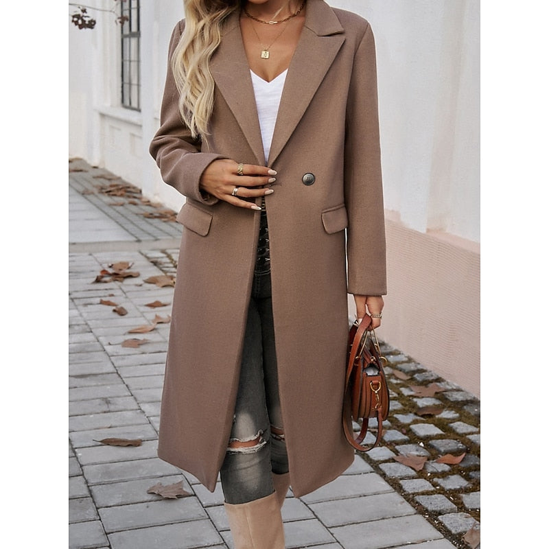 Dark Gray Longline Coat