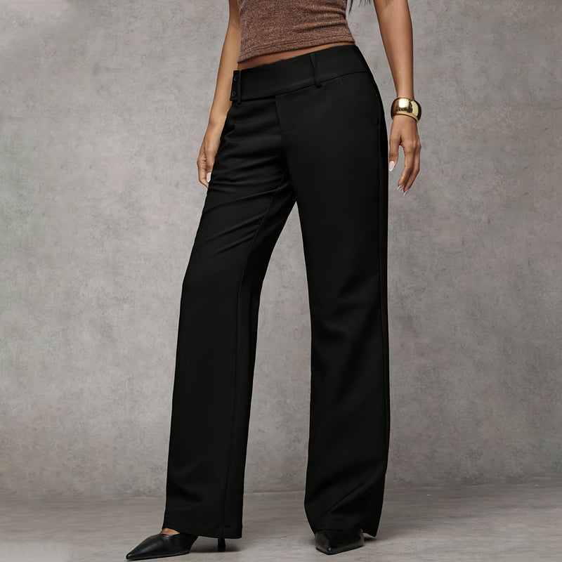 wide-leg high-waist flared Pants
