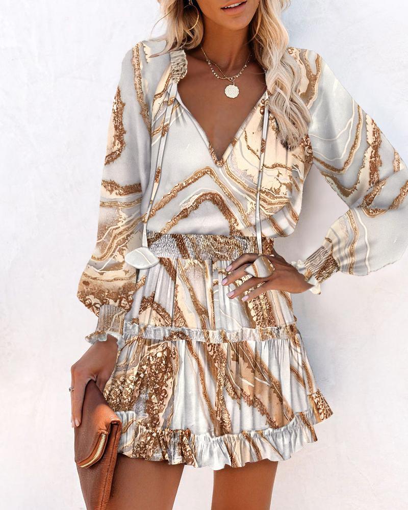 Tara | Women's Long Sleeve Floral Mini Dress