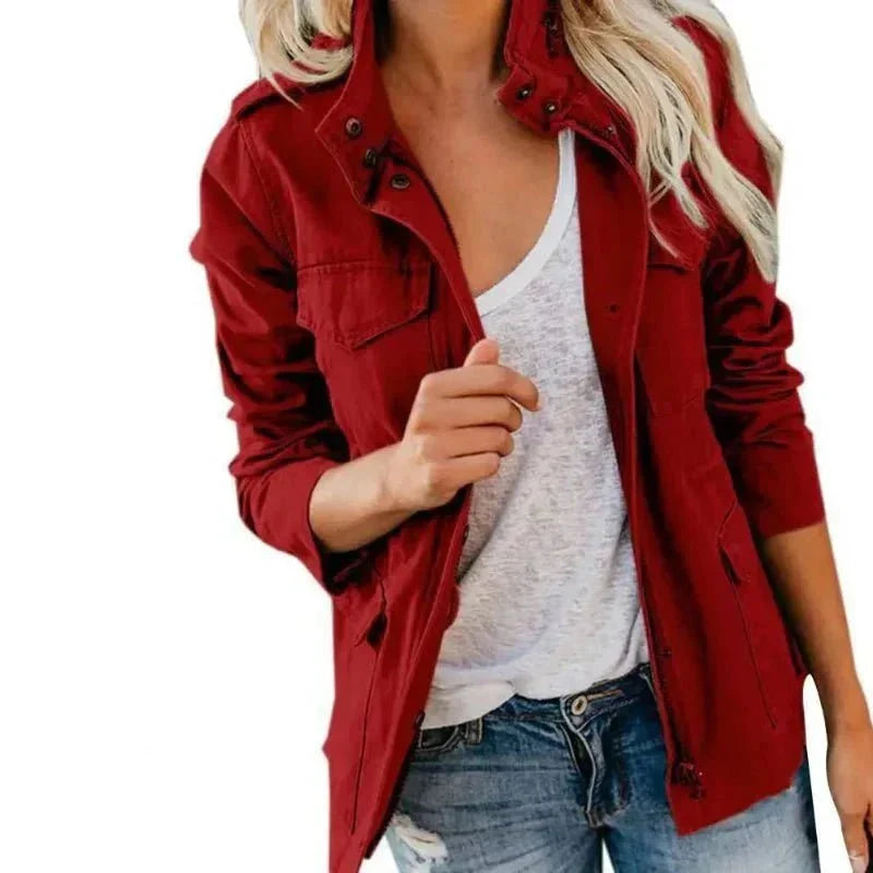 Blue Walking Jacket, front view