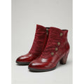 Wine heeled Boots