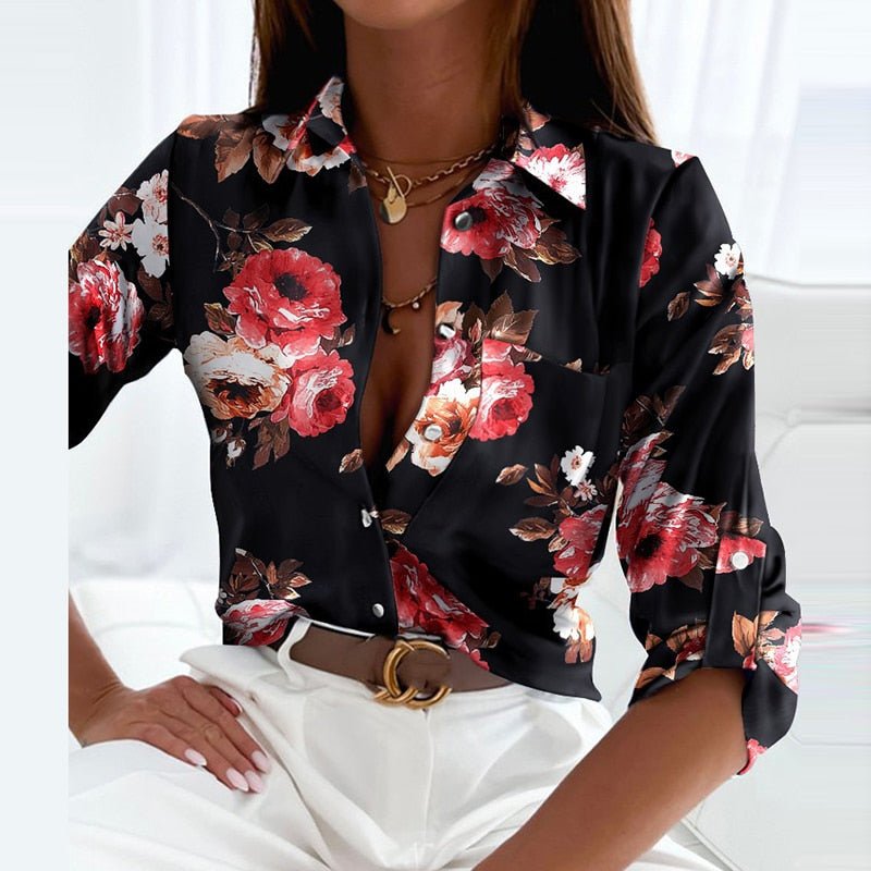 Elisa - Classic Collared Blouse