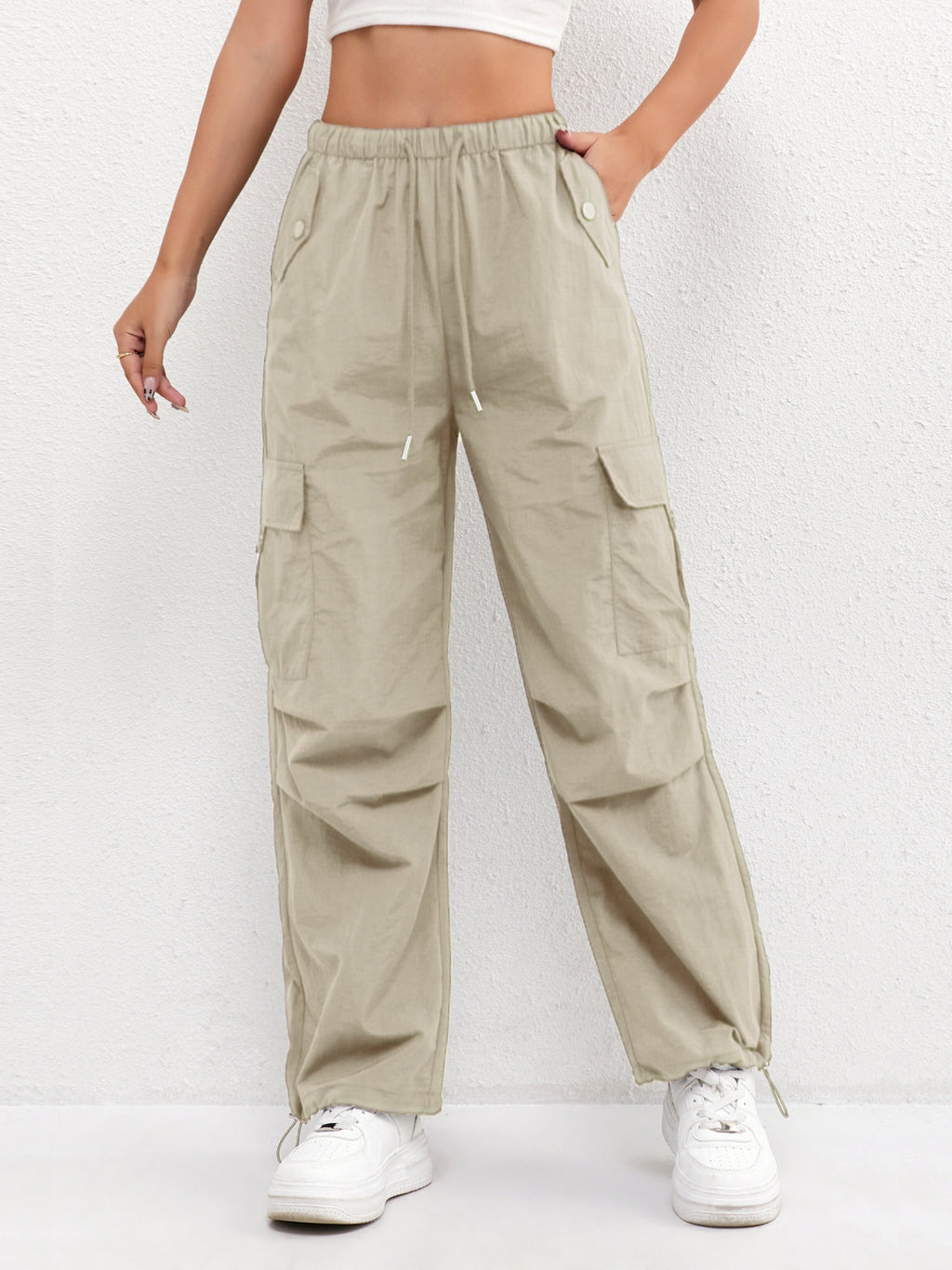 cargo pocket drawstring Pants