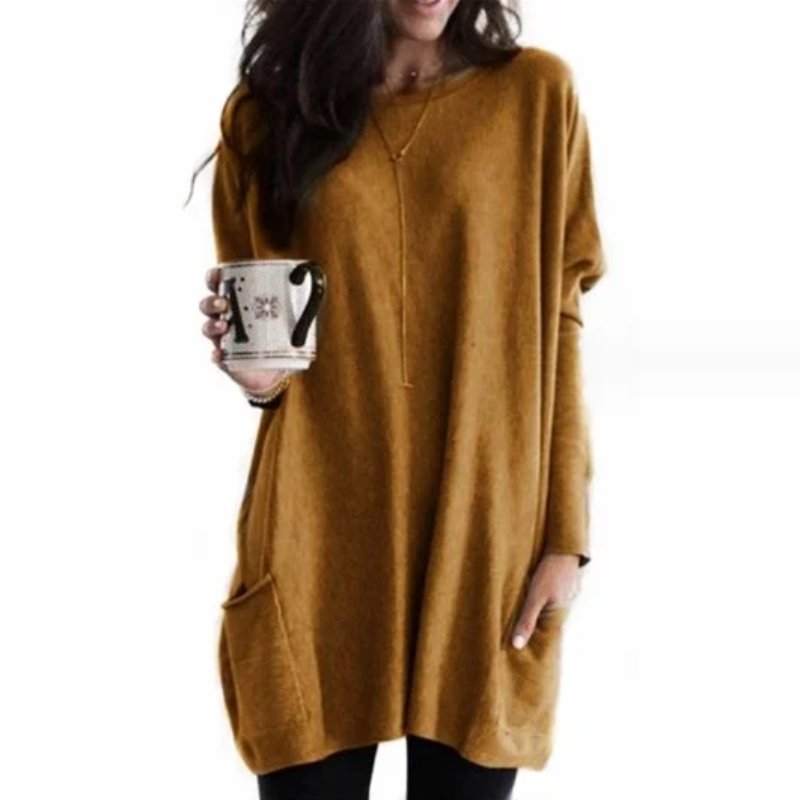 Blue Oversized Pocket Tunic